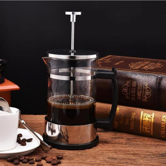 Kaffeebereiter aus Glas und Edelstahl – 350 ml