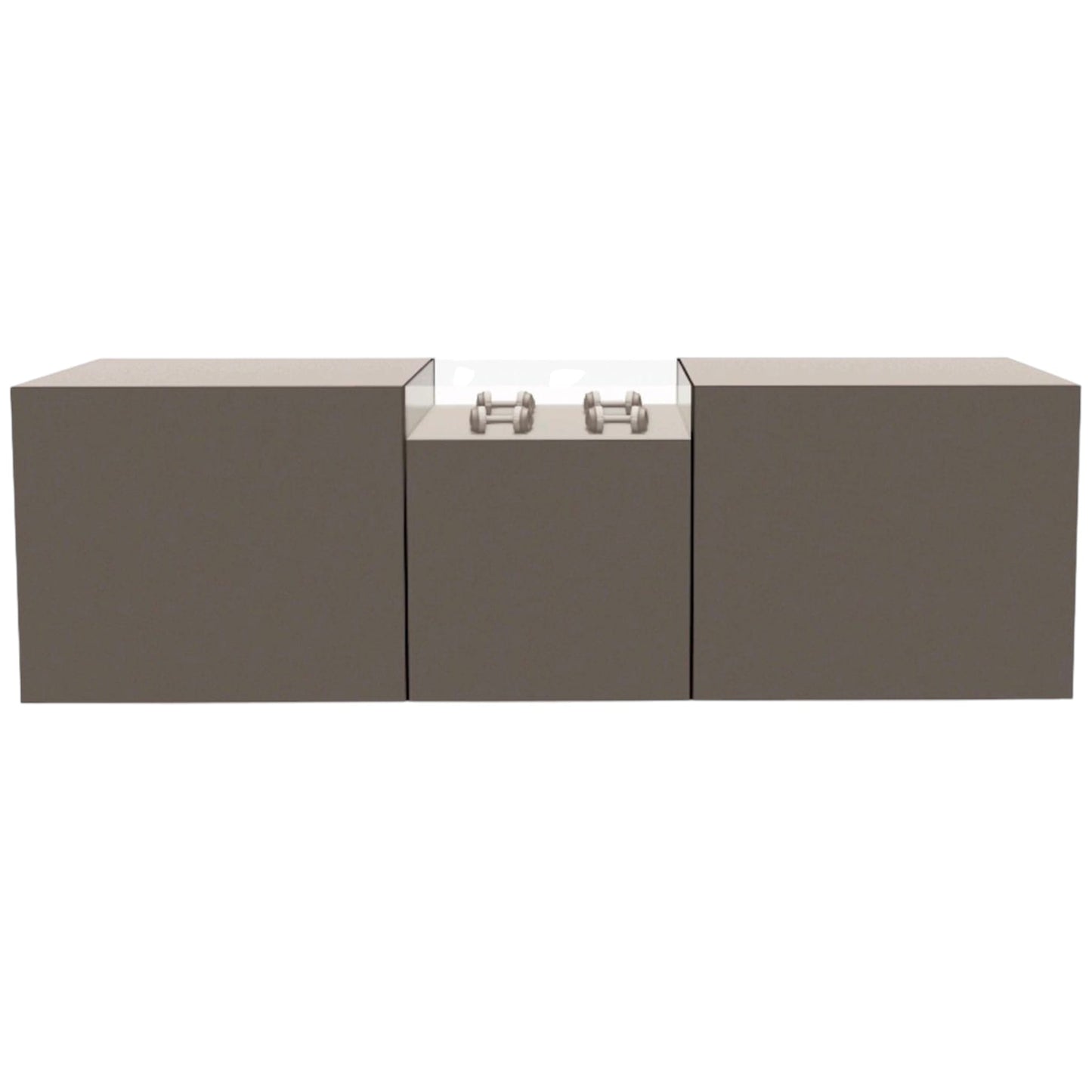 Empfangstheke modular – Kassentisch + Präsentationsmodul – 3er Set