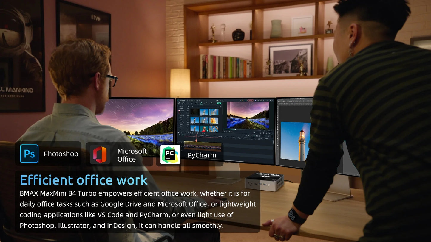 BMAX Mini-PC B4 Turbo – Kompakter Allrounder mit Intel® N150 & 16 GB RAM
