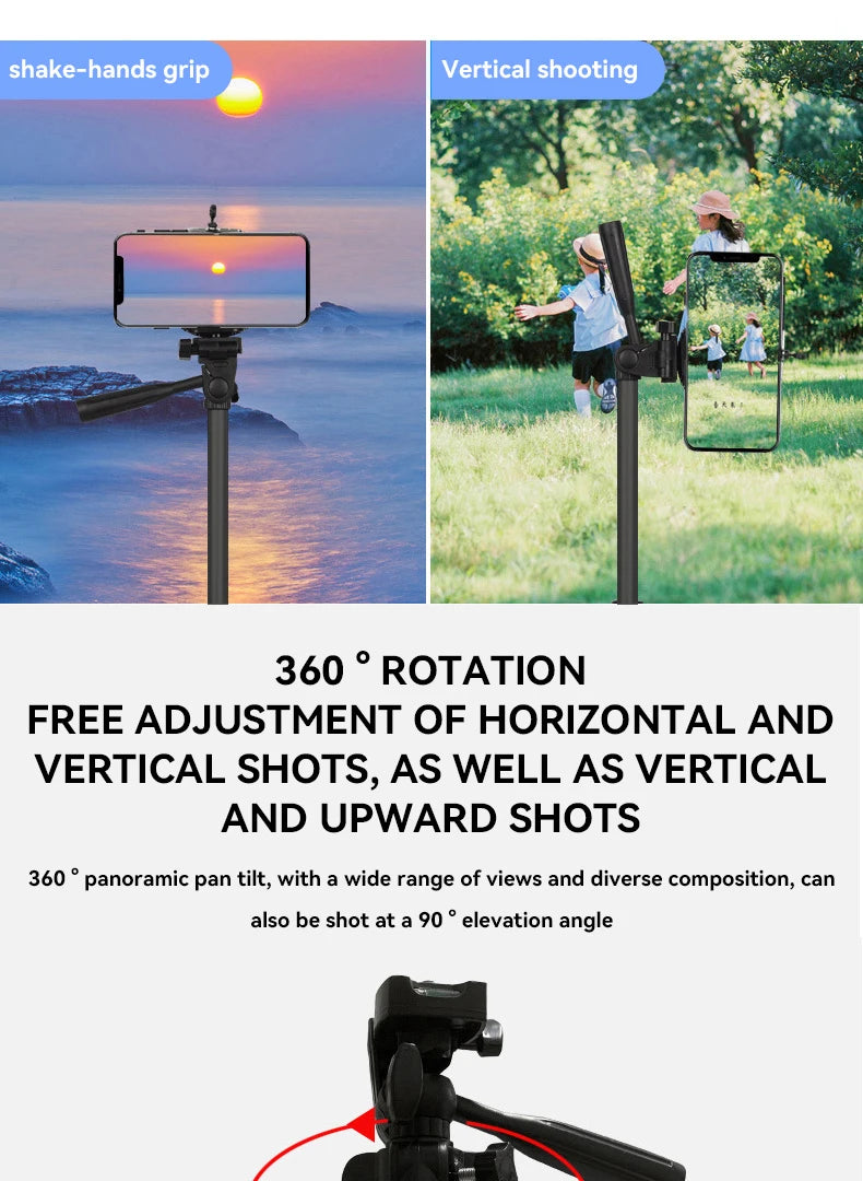 3120 Telefon Stativ 40 zoll Universal Fotografie für Gopro iPhone Samsung Xiaomi Huawei Telefon Aluminium Reise Tripode Par