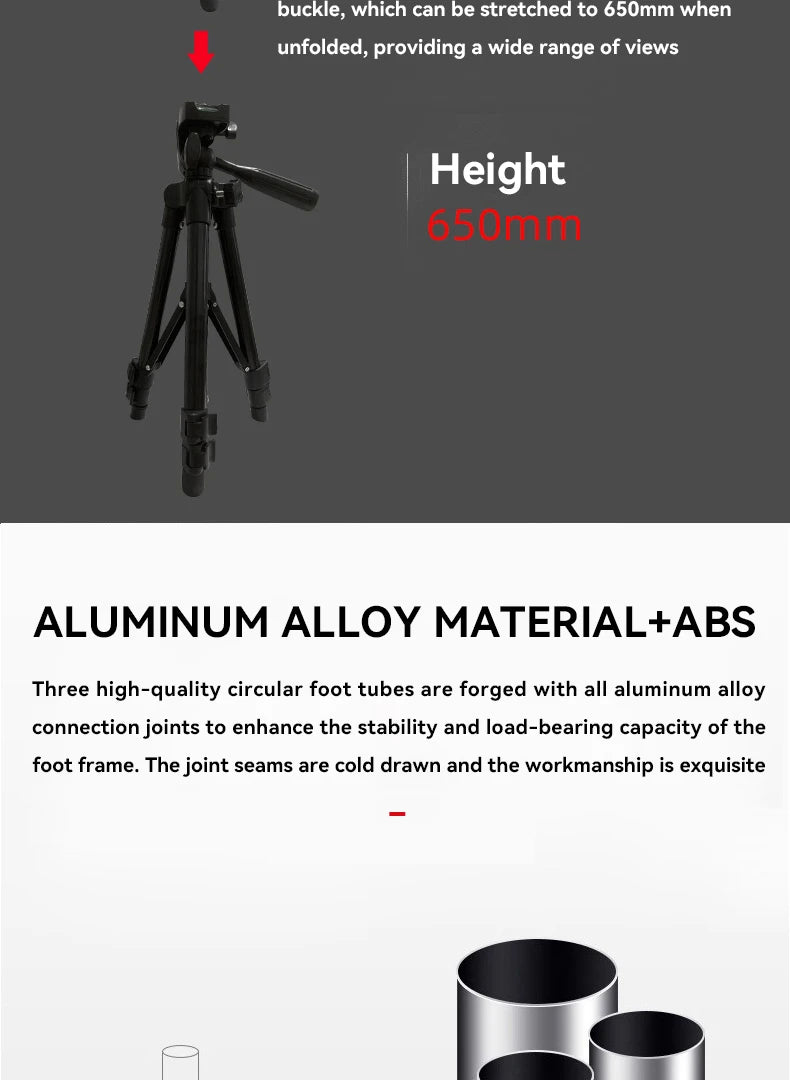 3120 Telefon Stativ 40 zoll Universal Fotografie für Gopro iPhone Samsung Xiaomi Huawei Telefon Aluminium Reise Tripode Par