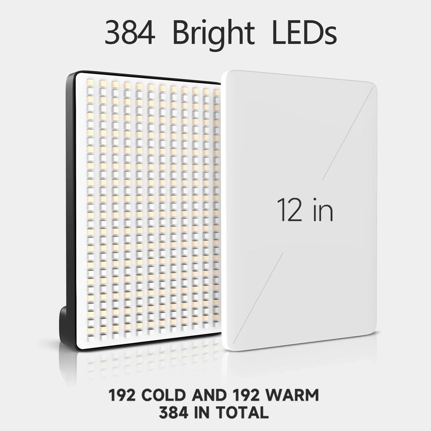 BTFOOR LED Foto‑Studio Lichtpanel 3300–5600 K (Bi‑Color, mit Stativ, EU‑Stecker)