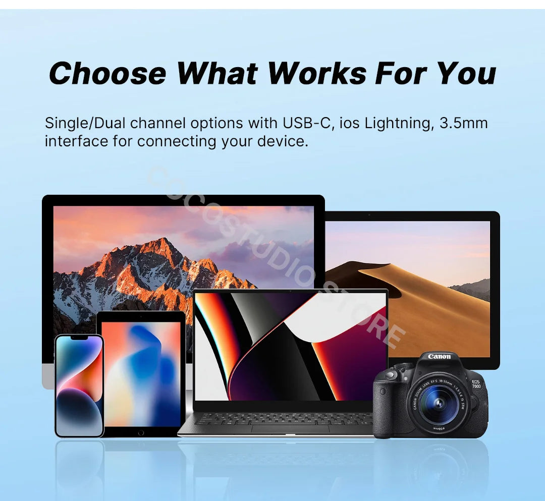 BOYA BY‑V3 2‑Kanal Wireless Lavalier-Mikrofon mit Ladeetui