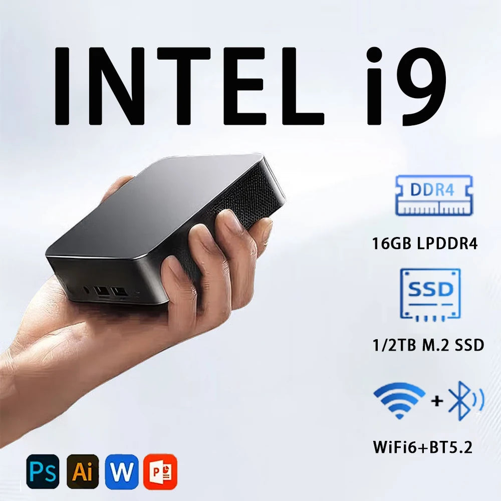 Leistungsstarker Mini-PC mit Intel Core i9 – Kompakt, vielseitig, effizient